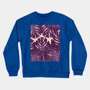 Monstera Leaf Crewneck Sweatshirt